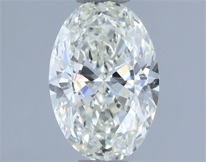 Picture of Natural Diamond 0.90 Carats, Oval with  Cut, I Color, SI1 Clarity and Certified by IGI