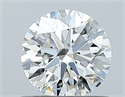 Diamante Natural 0.70 quilates, Redondo , Color F, claridad SI1 y certificado GIA