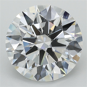 Picture of Lab Grown Diamond 6.19 Carats, Round with Ideal Cut, E Color, VS2 Clarity and Certified by IGI