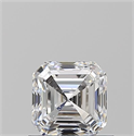 Diamante Natural 0.91 quilates, Asscher , Color D, claridad SI1 y certificado GIA