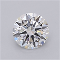 Lab Grown Diamond 1.01 Carats, Round with Excellent Cut, E Color, VS1 Clarity and Certified by IGI