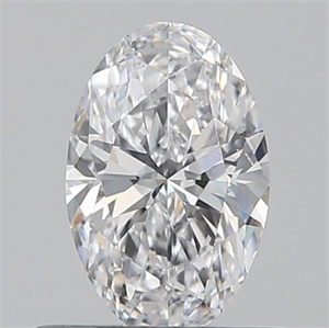 Picture of Natural Diamond 0.50 Carats, Oval with  Cut, D Color, VS2 Clarity and Certified by GIA