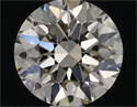 Natural Diamond 0.60 Carats, Round with Excellent Cut, M Color, SI1 Clarity and Certified by GIA