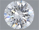 Lab Grown Diamond 1.38 Carats, Round with Excellent Cut, D Color, VS2 Clarity and Certified by IGI