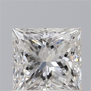 Picture of Natural Diamond 0.70 Carats, Princess with  Cut, F Color, VVS2 Clarity and Certified by GIA