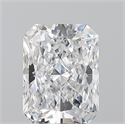 Natural Diamond 2.02 Carats, Radiant with  Cut, D Color, VS2 Clarity and Certified by GIA