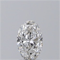 Natural Diamond 1.01 Carats, Oval with  Cut, E Color, SI1 Clarity and Certified by GIA