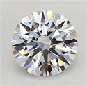Lab Grown Diamond 2.22 Carats, Round with Excellent Cut, E Color, VS1 Clarity and Certified by GIA