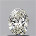 Diamante Natural 0.60 quilates, Ovalado , Color J, claridad SI1 y certificado GIA