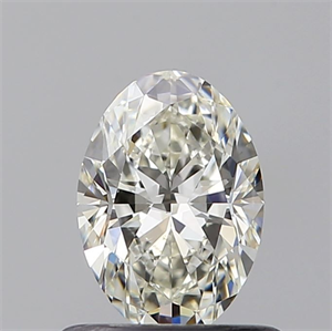 Foto Diamante Natural 0.60 quilates, Ovalado , Color J, claridad SI1 y certificado GIA de
