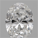 Natural Diamond 0.24 Carats, Oval with  Cut, E Color, VVS2 Clarity and Certified by IGI