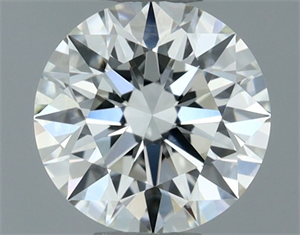 Foto Diamante Natural 0.51 quilates, Redondo , Color H, claridad VVS2 y certificado IGI de