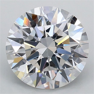 Picture of Lab Grown Diamond 1.43 Carats, Round with Ideal Cut, D Color, VS1 Clarity and Certified by IGI