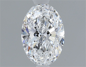 Picture of Natural Diamond 0.51 Carats, Oval with  Cut, D Color, SI2 Clarity and Certified by GIA