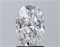 Natural Diamond 1.51 Carats, Oval with  Cut, E Color, VS1 Clarity and Certified by GIA