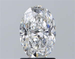Picture of Natural Diamond 1.51 Carats, Oval with  Cut, E Color, VS1 Clarity and Certified by GIA