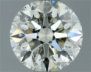 Foto Diamante Natural 0.81 quilates, Redondo , Color J, claridad SI1 y certificado IGI de