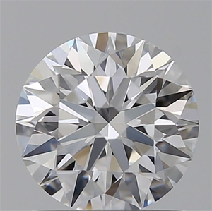 Picture of Lab Grown Diamond 1.02 Carats, Round with Excellent Cut, D Color, VVS1 Clarity and Certified by IGI