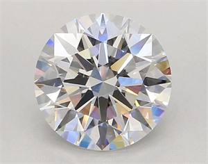 Picture of Lab Grown Diamond 3.04 Carats, Round with Ideal Cut, E Color, VVS2 Clarity and Certified by IGI