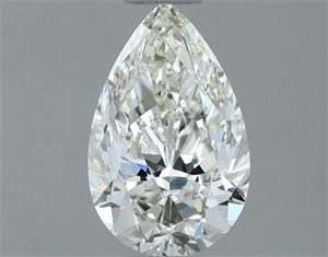Picture of Natural Diamond 0.80 Carats, Pear with  Cut, H Color, IF Clarity and Certified by IGI