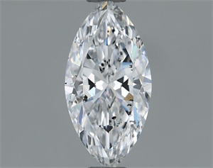Picture of Natural Diamond 0.51 Carats, Marquise with  Cut, D Color, I1 Clarity and Certified by GIA