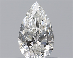 Picture of Natural Diamond 0.41 Carats, Pear with  Cut, F Color, VS2 Clarity and Certified by GIA