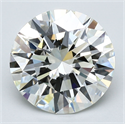 Diamante Natural 4.32 quilates, Redondo , Color J, claridad VVS2 y certificado GIA