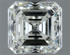 Picture of Natural Diamond 1.00 Carats, Asscher with  Cut, I Color, VS1 Clarity and Certified by IGI