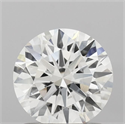 Lab Grown Diamond 1.10 Carats, Round with Ideal Cut, E Color, VVS2 Clarity and Certified by IGI