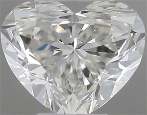 Picture of Natural Diamond 0.40 Carats, Heart with  Cut, G Color, VVS2 Clarity and Certified by IGI