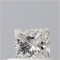 Natural Diamond 0.30 Carats, Princess with  Cut, G Color, SI1 Clarity and Certified by GIA