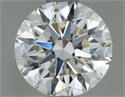 Natural Diamond 0.60 Carats, Round with Excellent Cut, I Color, VS1 Clarity and Certified by IGI