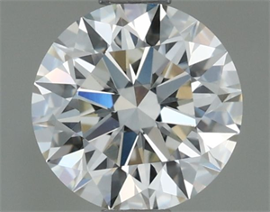Picture of Natural Diamond 0.60 Carats, Round with Excellent Cut, I Color, VS1 Clarity and Certified by IGI
