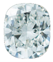 Natural Diamond 0.50 Carats, Cushion with  Cut, E Color, SI1 Clarity and Certified by GIA