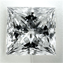 Natural Diamond 1.21 Carats, Princess with  Cut, E Color, SI2 Clarity and Certified by GIA