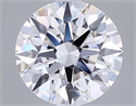 Del inventario de diamantes de laboratorio, 3.05 quilates, Redondo , Color E, claridad VVS2 y certificado IGI