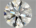 Diamante Natural 3.71 quilates, Redondo , Color J, claridad VS2 y certificado GIA