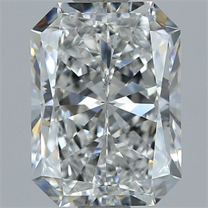 Foto Diamante Natural 2.01 quilates, Radiante , Color F, claridad SI1 y certificado GIA de