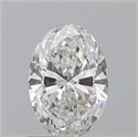 Diamante Natural 0.90 quilates, Ovalado , Color G, claridad SI1 y certificado GIA