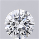 Del inventario de diamantes de laboratorio, 3.72 quilates, Redondo , Color F, claridad VVS2 y certificado IGI