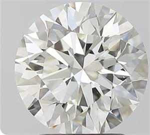 Picture of Natural Diamond 2.30 Carats, Round with Excellent Cut, J Color, VS2 Clarity and Certified by GIA