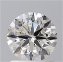 Natural Diamond 1.01 Carats, Round with Very Good Cut, H Color, SI1 Clarity and Certified by GIA