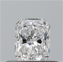 Natural Diamond 0.31 Carats, Radiant with  Cut, D Color, VVS2 Clarity and Certified by GIA