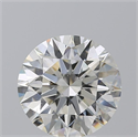 Natural Diamond 4.01 Carats, Round with Excellent Cut, I Color, SI1 Clarity and Certified by GIA