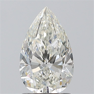 Picture of Natural Diamond 1.20 Carats, Pear with  Cut, I Color, SI2 Clarity and Certified by GIA