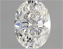 Natural Diamond 0.52 Carats, Oval with  Cut, F Color, VS1 Clarity and Certified by GIA