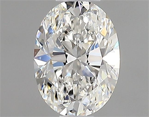 Picture of Natural Diamond 0.52 Carats, Oval with  Cut, F Color, VS1 Clarity and Certified by GIA