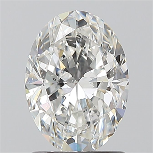 Picture of Natural Diamond 1.21 Carats, Oval with  Cut, G Color, SI1 Clarity and Certified by GIA
