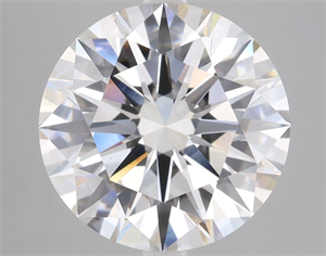 Picture of Lab Grown Diamond 7.57 Carats, Round with Ideal Cut, G Color, VS1 Clarity and Certified by IGI
