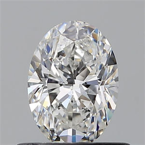 Picture of Natural Diamond 0.60 Carats, Oval with  Cut, F Color, VVS1 Clarity and Certified by GIA